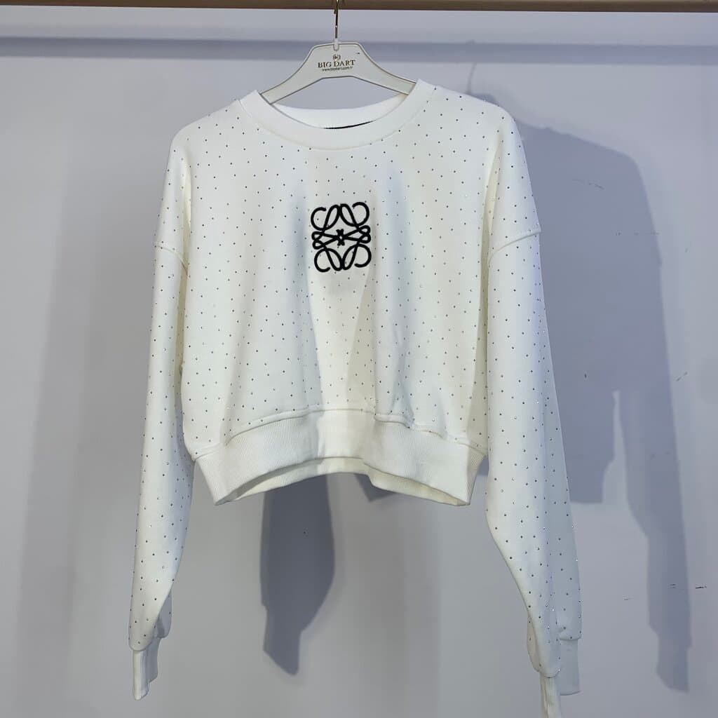 Mint Women's Cotton Sweater - White (S)