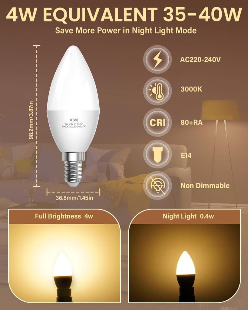 LED Bulb 2pcs 3