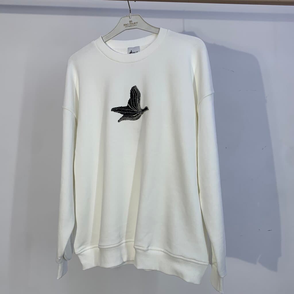 Club Women's Cotton Sweater - White (S)