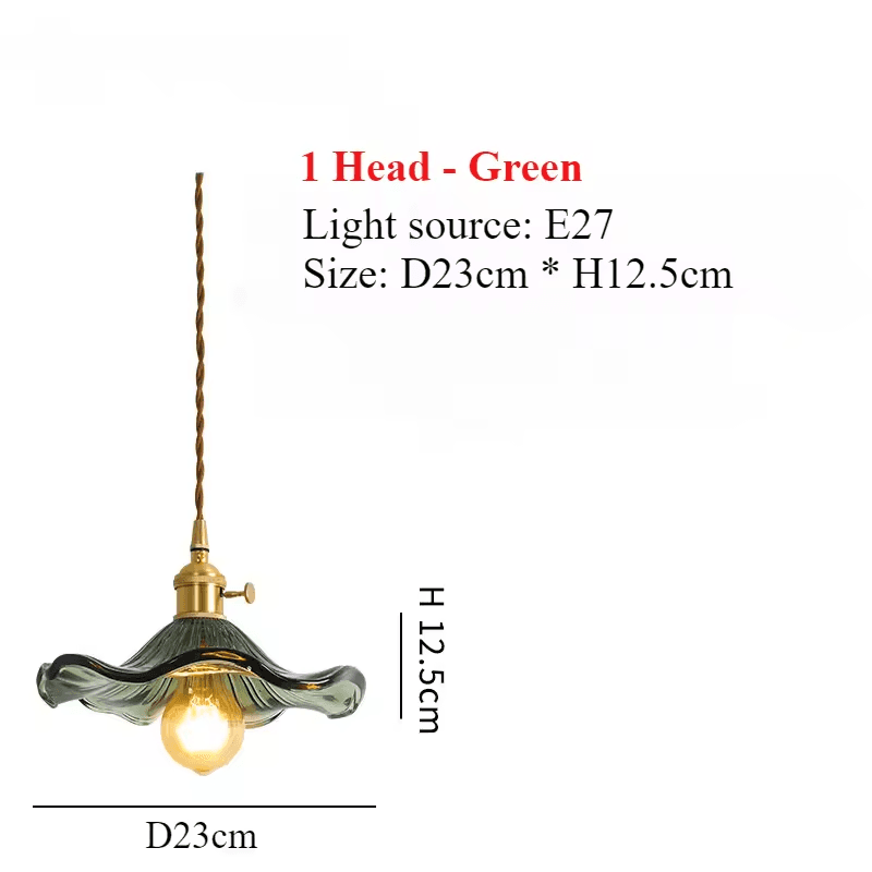 Flower Glass Chandelier for Living Room and bedroom 8