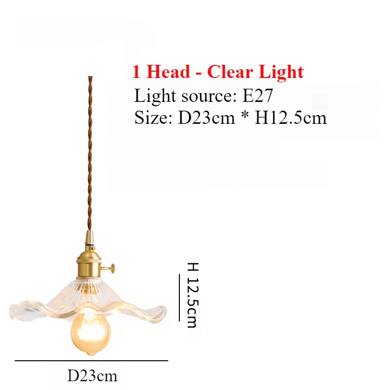 Flower Glass Chandelier for Living Room and bedroom 9