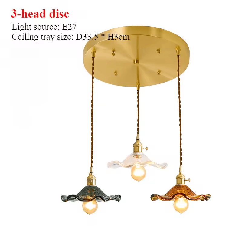 Flower Glass Chandelier for Living Room and bedroom 11