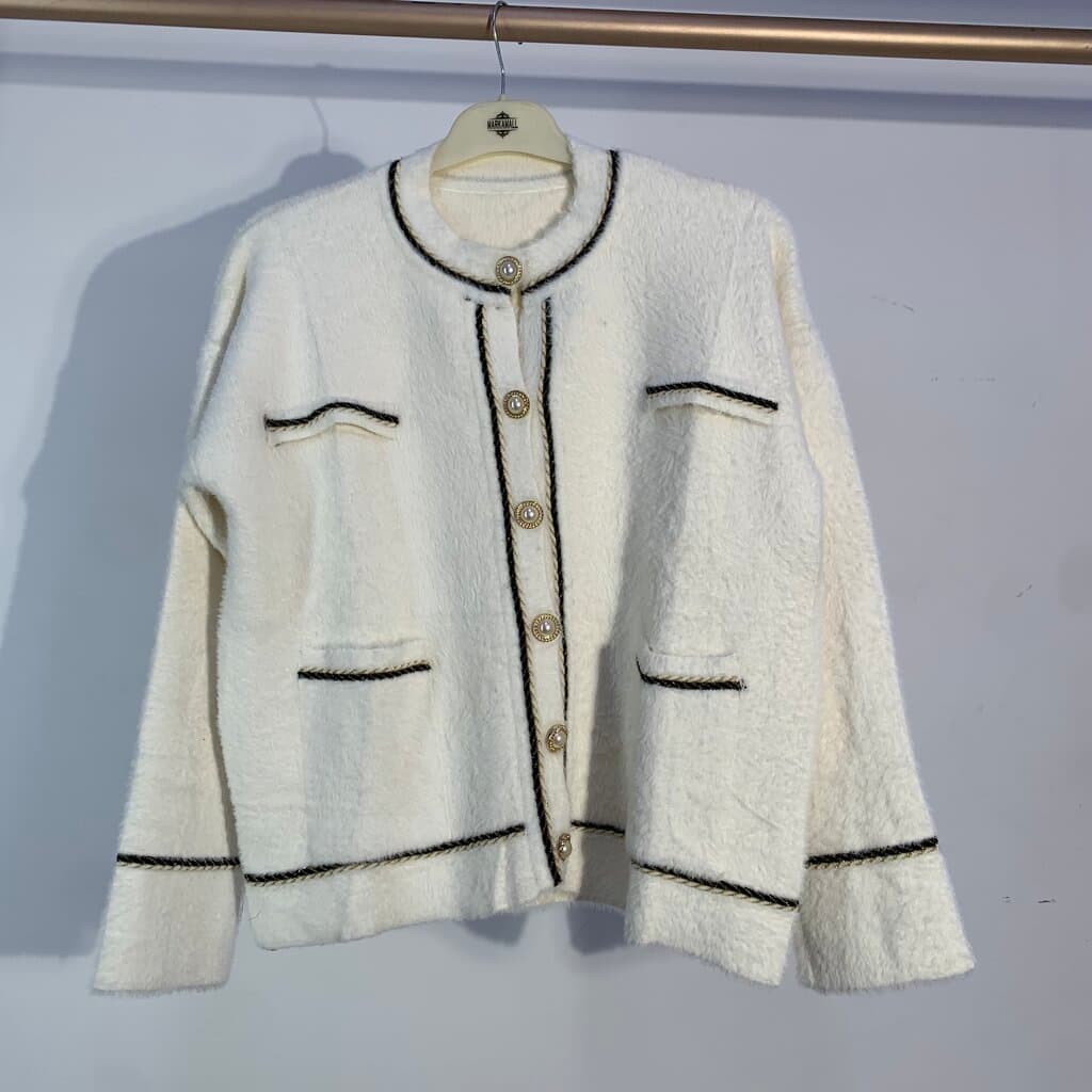 Cazibe Women's Wool Jacket - White