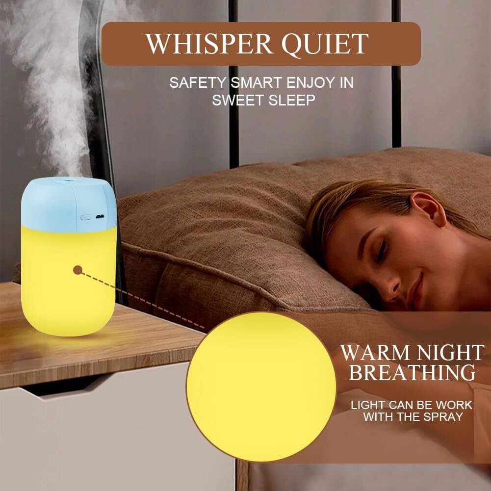 VICKOO Mini Humidifier for Bedroom, Car, Office 3
