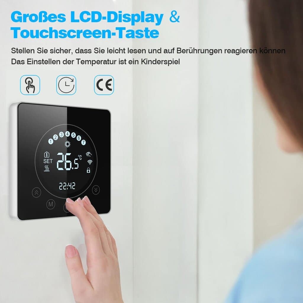 SWAREY Smart Underfloor Heating Thermostat 7