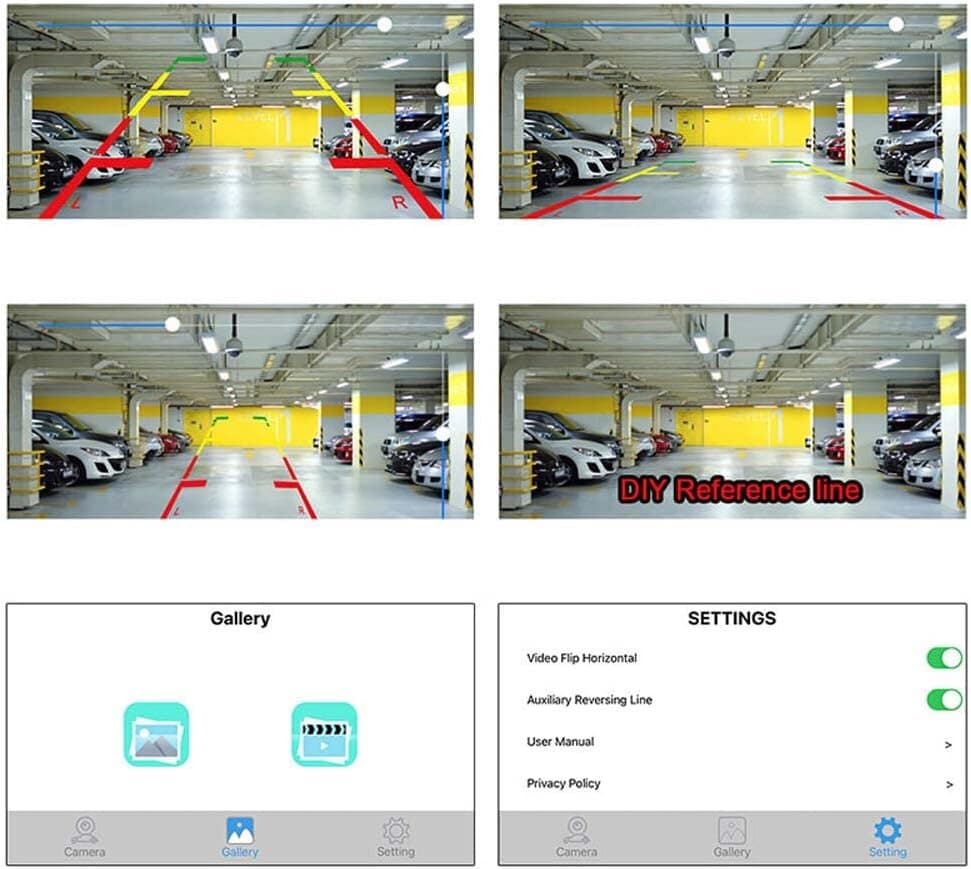 GOFORJUMP WiFi Backup Camera – 12V Mini Waterproof for iPhone & Android 3