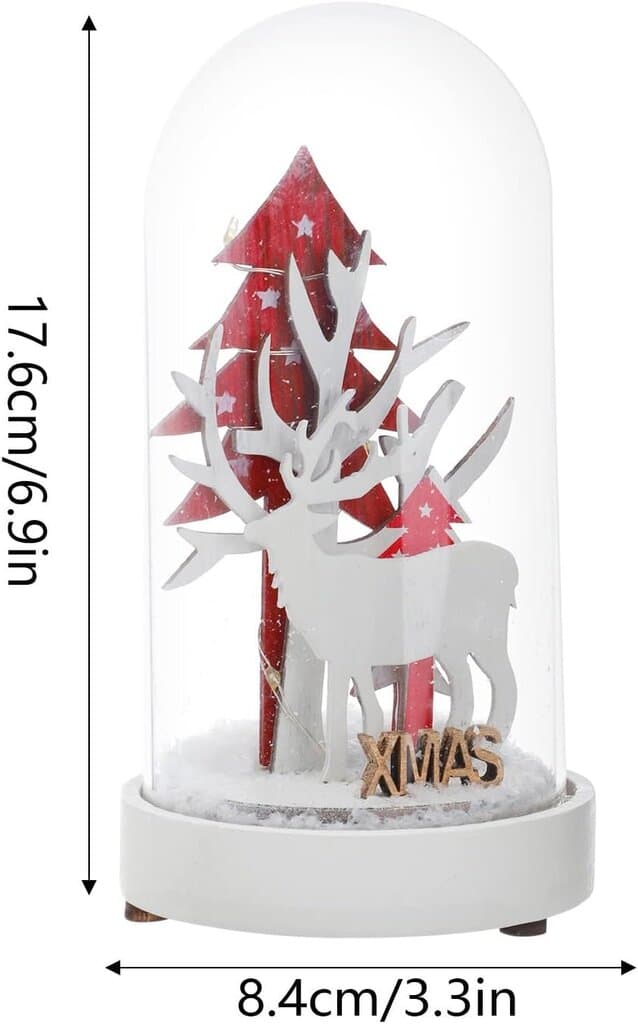Small Night Lights Snow Decoration Christmas Tree 6