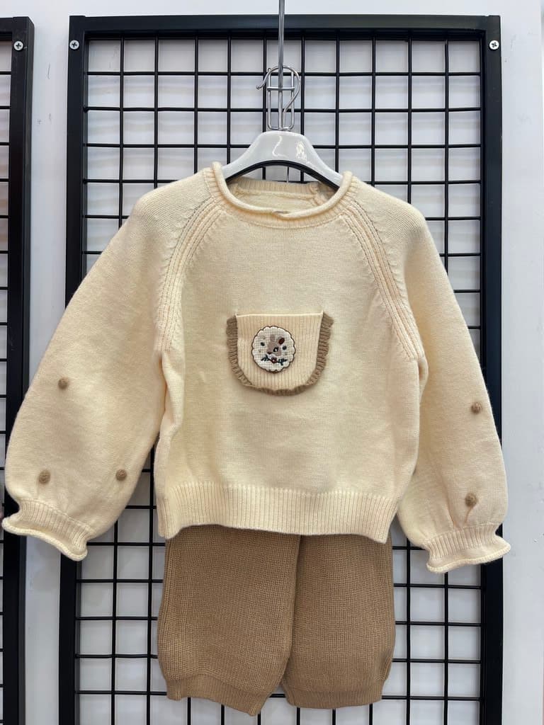 Beyram Girl's Wool Set - Onion Pink (1 Year)