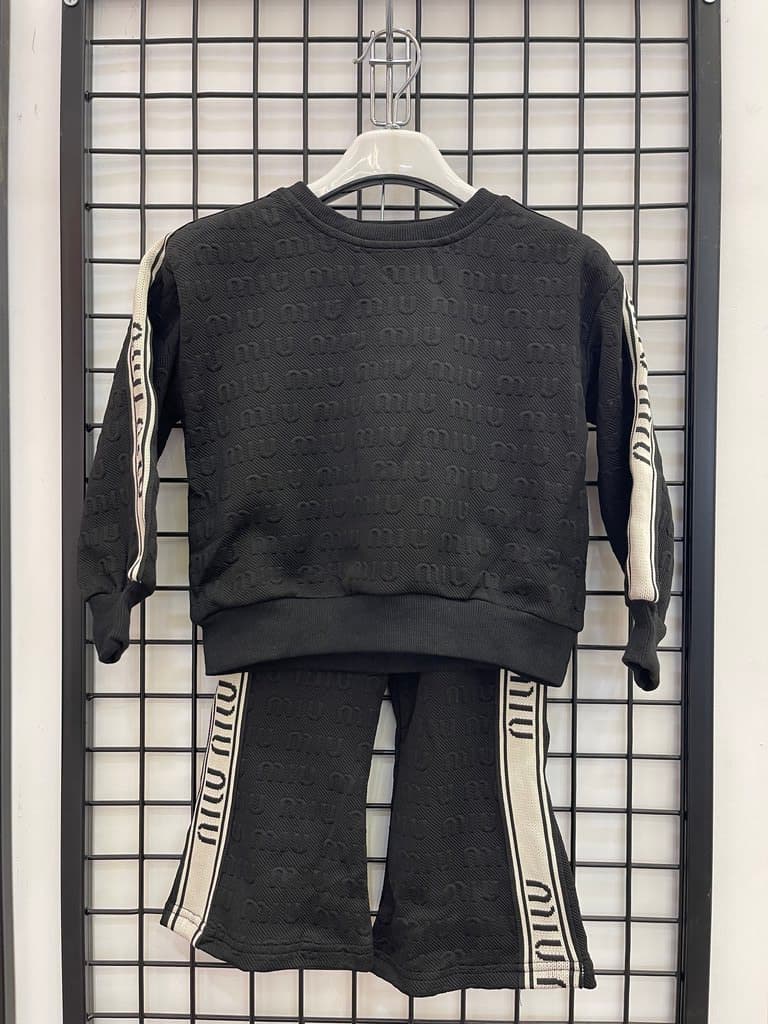 Miu Miu Baby Girl's Cotton Set - Black (1 Year)