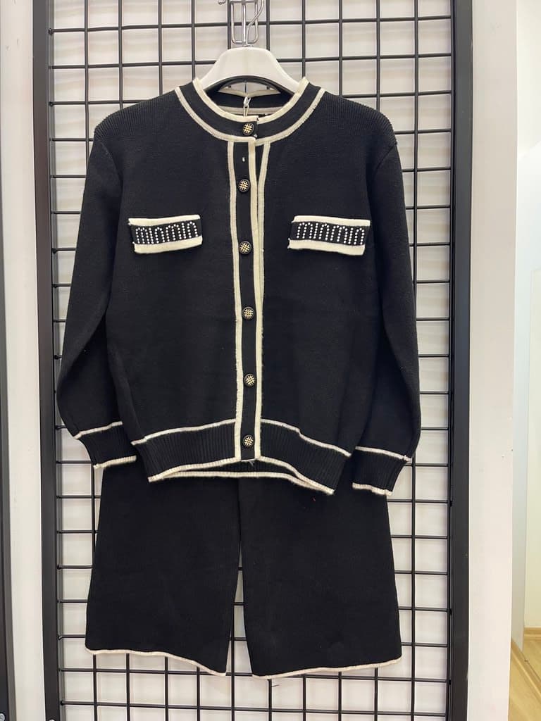 Beyram Girl's Cotton Jacket & Pants Set - Black (1 Year)