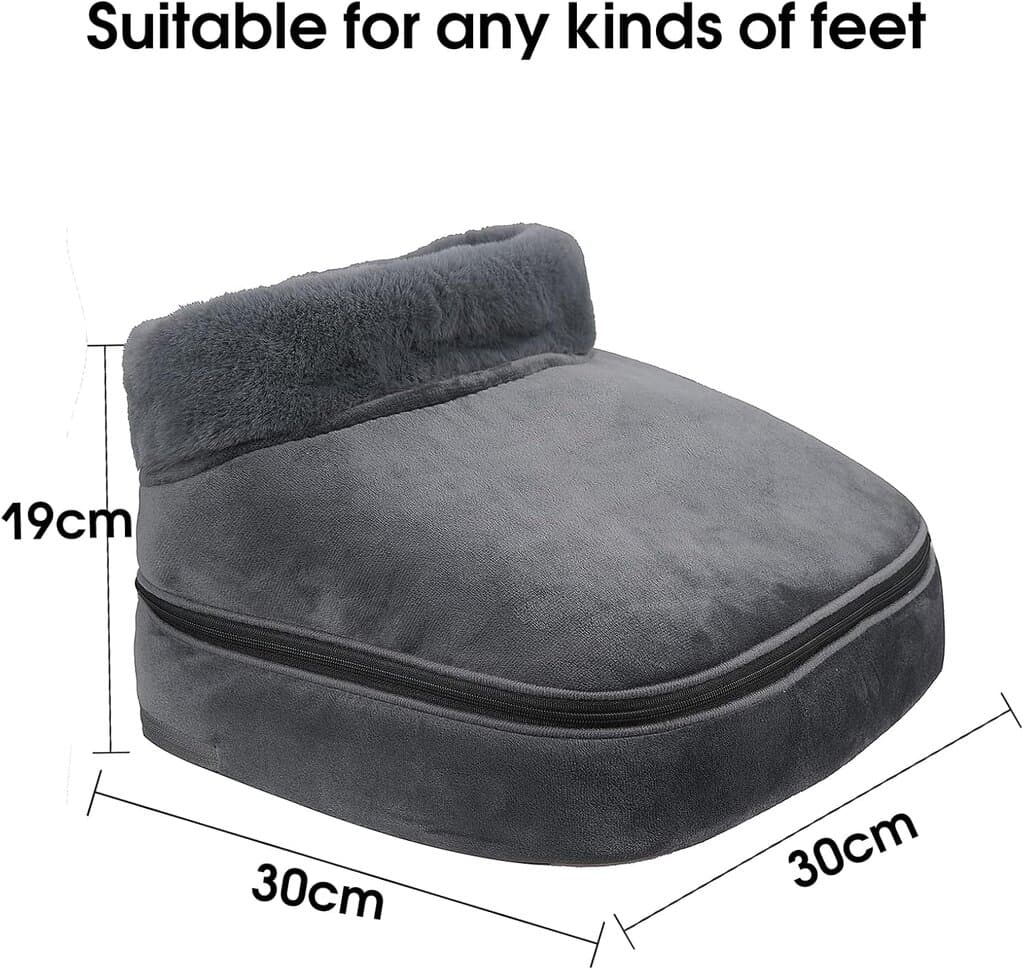2 in 1 Heated Shiatsu Foot Massager with Heat and Back Massage Cushion, Foot Warmer and Foot Pain Relief 4