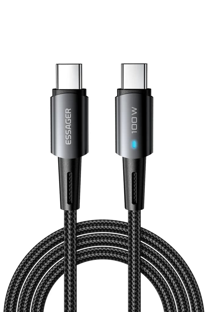 ESSAGER USB-C to USB-C 100W Fast Charging Cable (1 m)