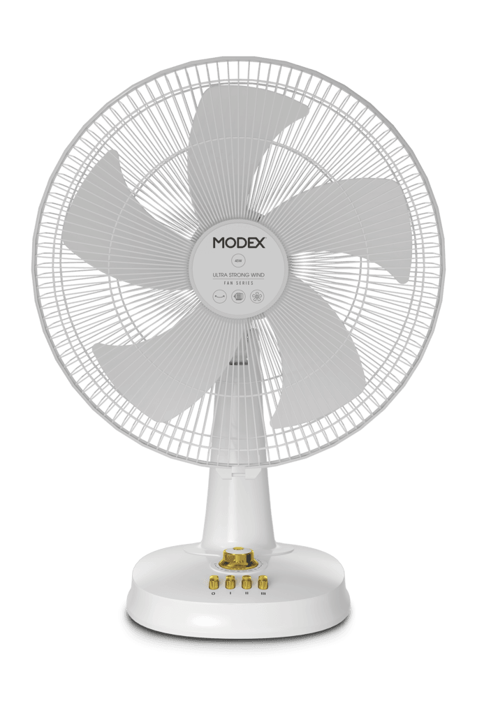 Modex FA1600 Table Top Fan (White)