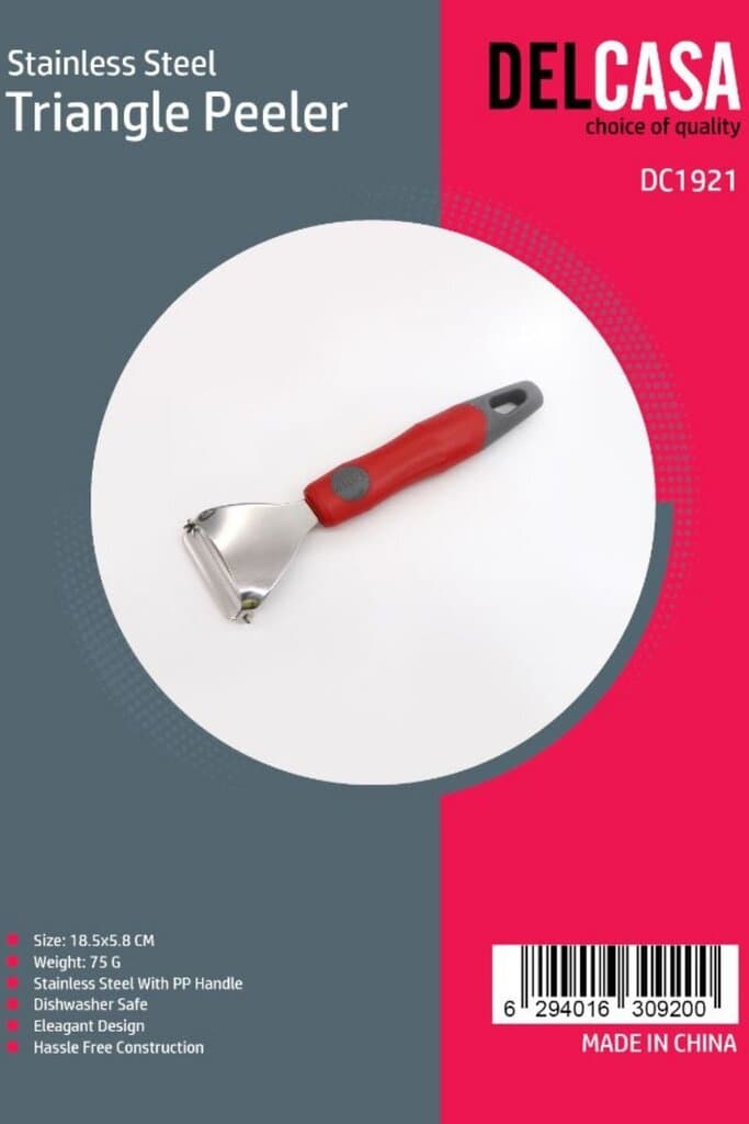 Delcasa Stainless Steel Triangle Peeler - DC1921 4