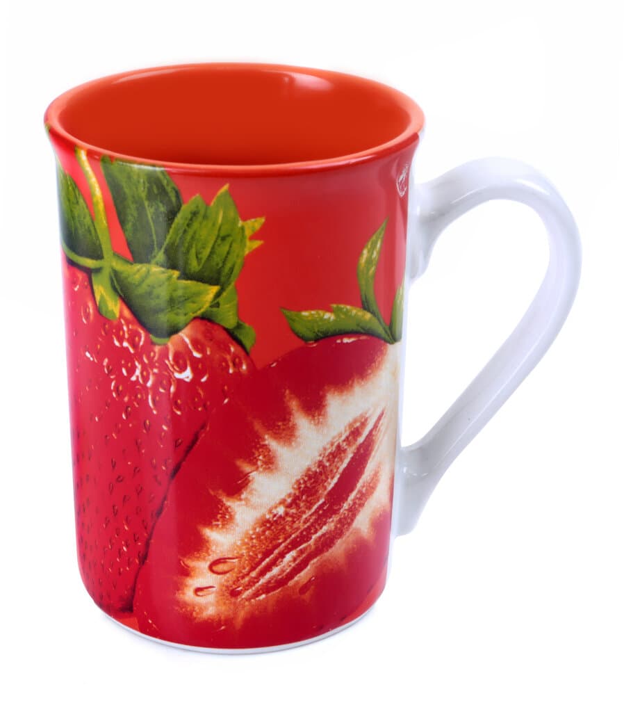 Royalford 4Pcs Fruit Decal Mug - RF2918-FB