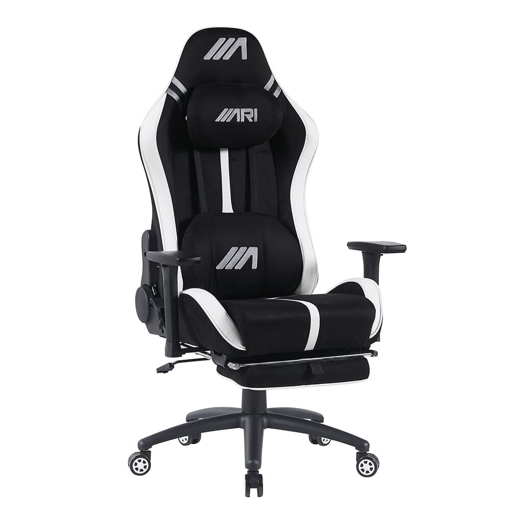 Gaming Chair AG Horizon With 7 points Massage BLACK & WHITE 2