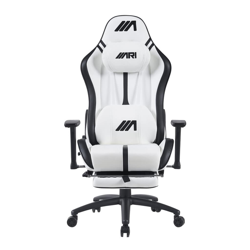 Gaming Chair AG Horizon With 7 points Massage WHITE & BLACK