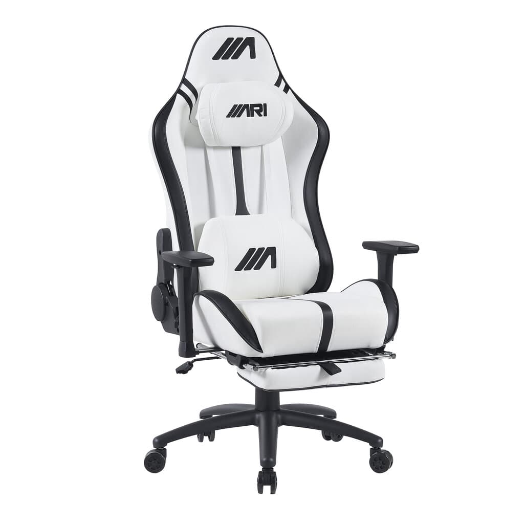Gaming Chair AG Horizon With 7 points Massage WHITE & BLACK 2