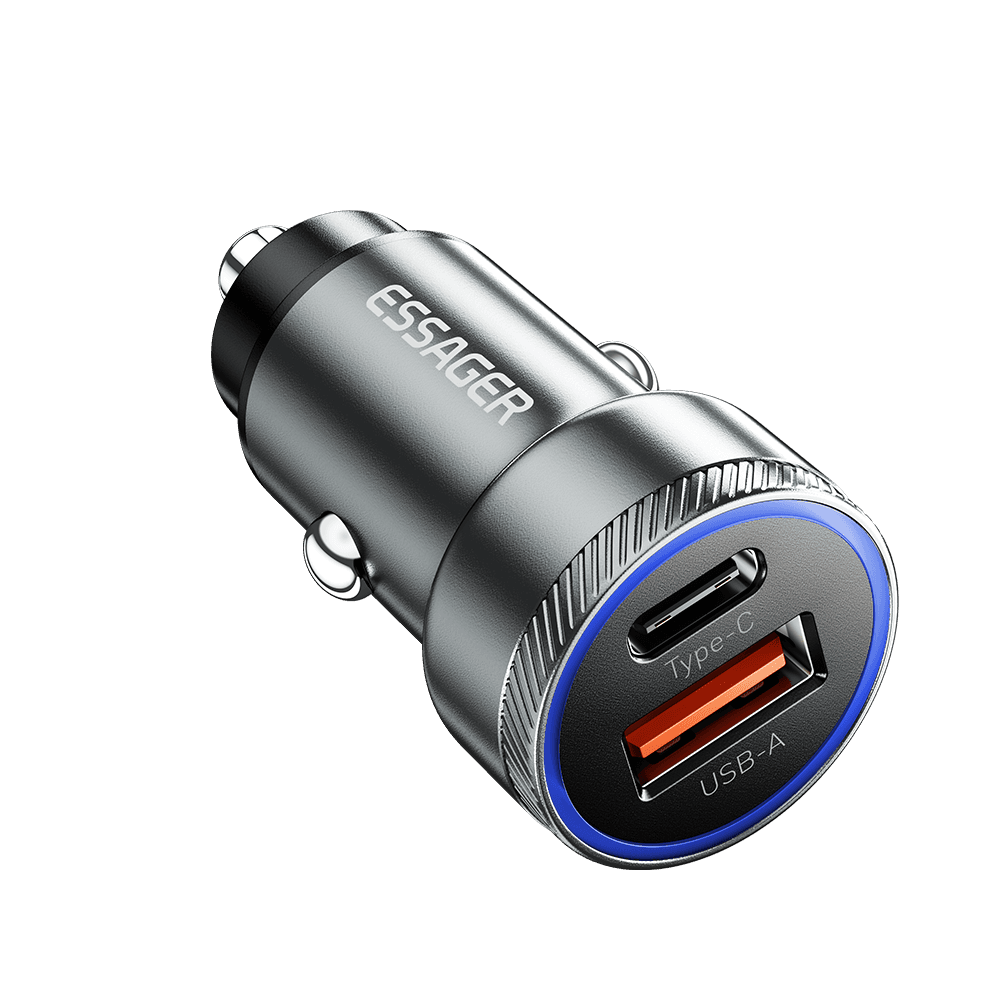 Essager 54W USB A+C 2 Ports Car Charger