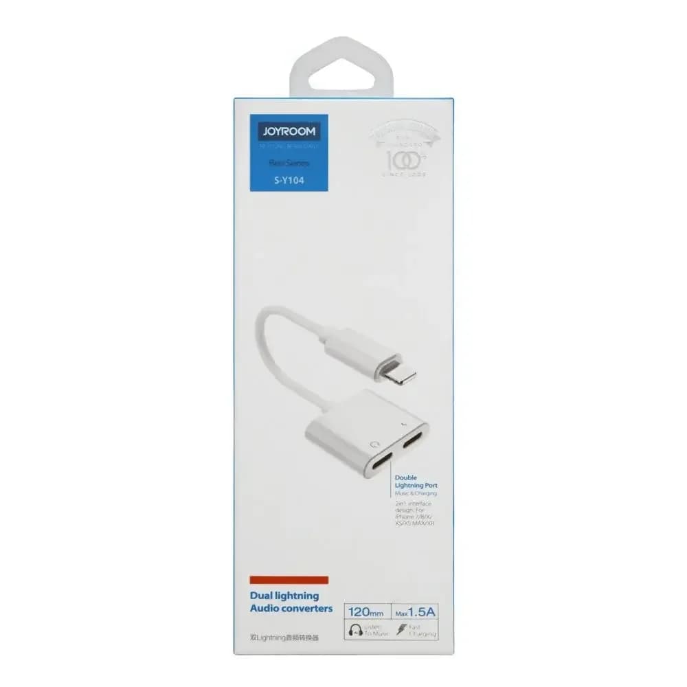 Joyroom Double Sides Audio 3.5mm Headphone Adapter S-Y104 3