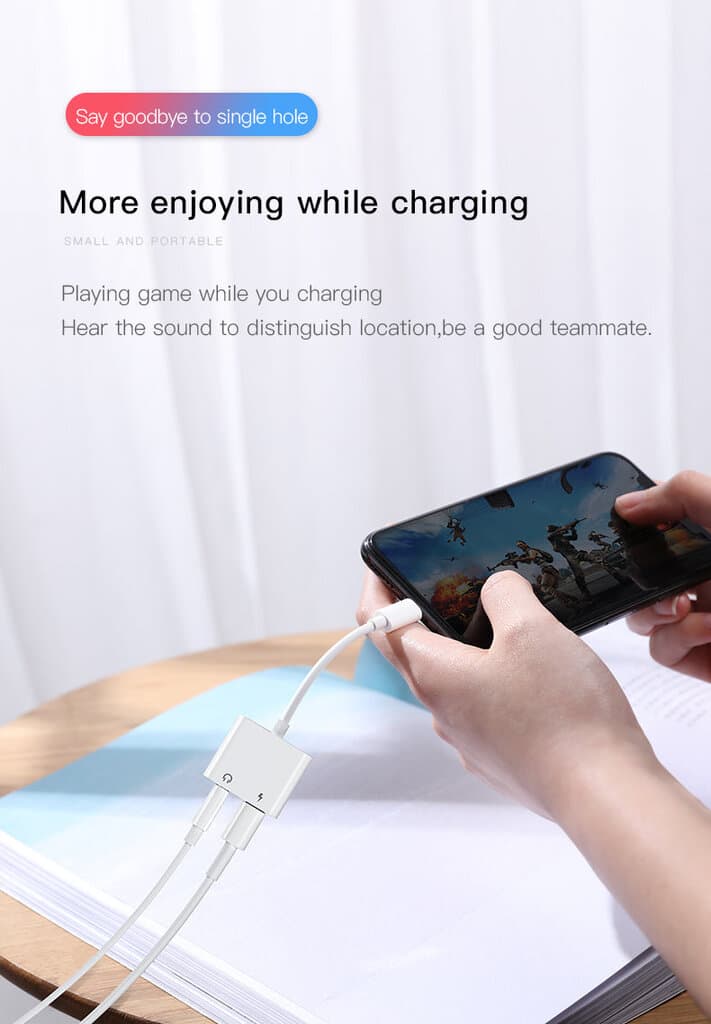 Joyroom Double Sides Audio 3.5mm Headphone Adapter S-Y104 6