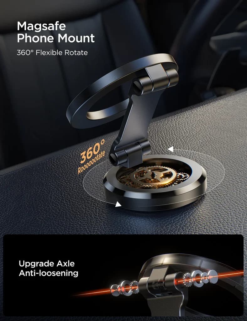 Joyroom Metal Car Dashboard Magnetic Phone Holder - JR-ZS403 11