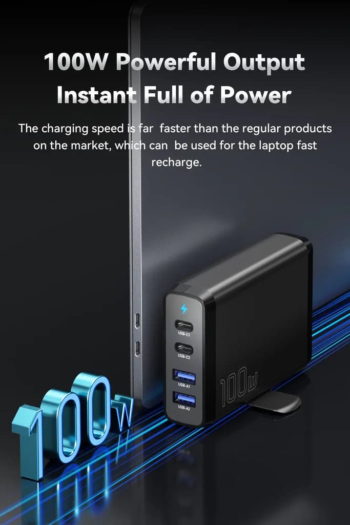 Essager Fengli 100W GaN Desktop Charger 4