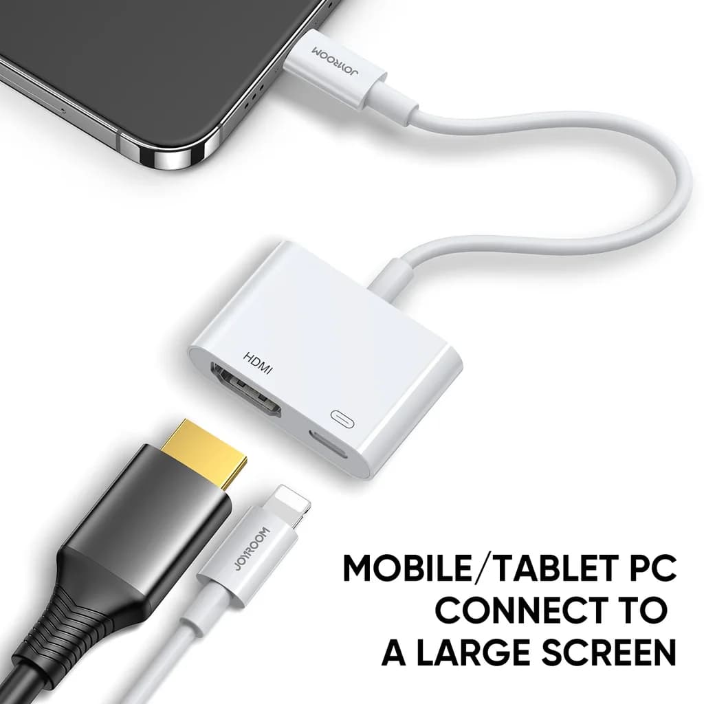 Joyroom Lightning to HDMI Adapter - White S-H141 2