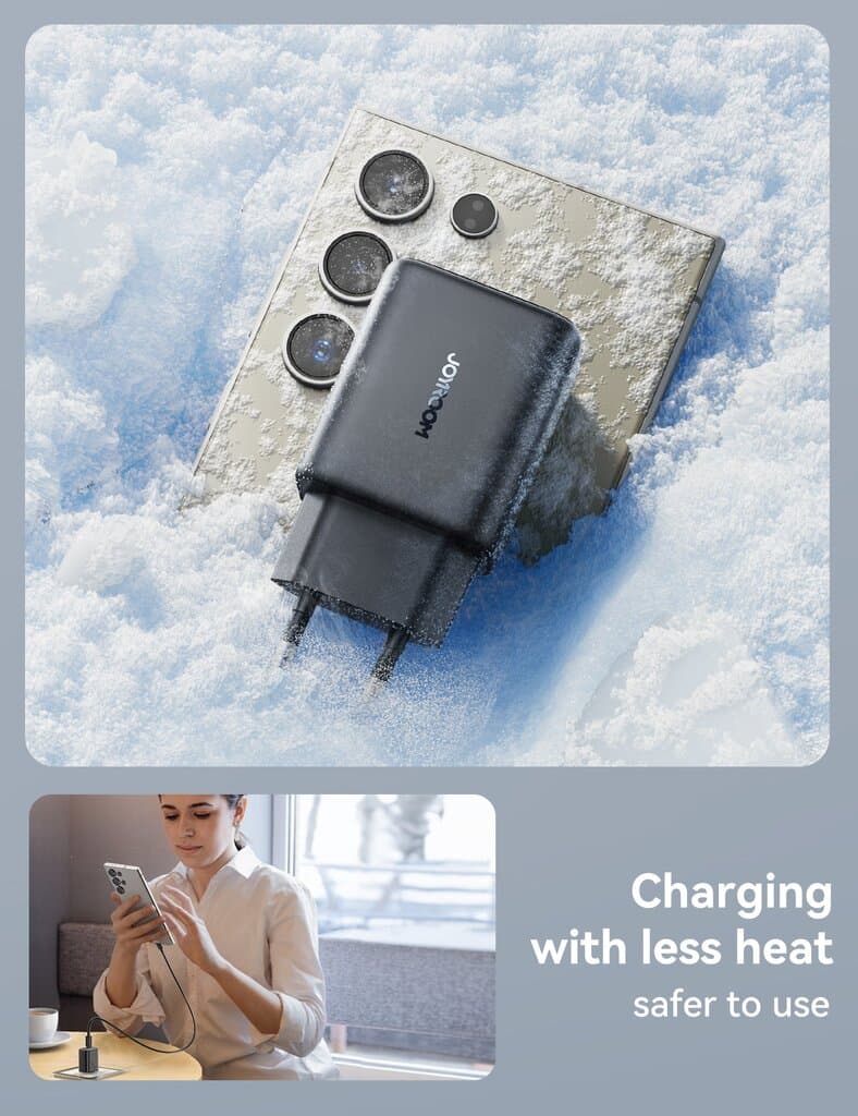 Joyroom Ultra-Slim Charger 25W + Type-C Cable JR-TCF23 - Black 7