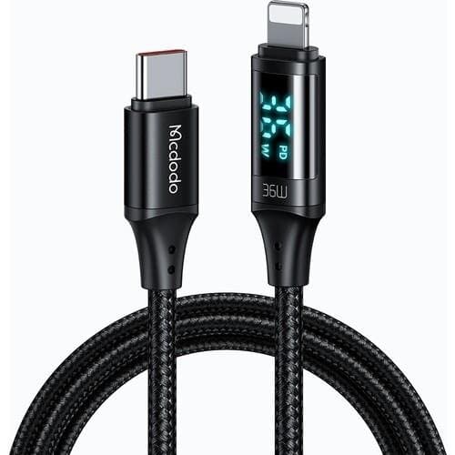 Mcdodo Digital HD TYPE-C TO Lightning 36W PD Data Cable - CA-103