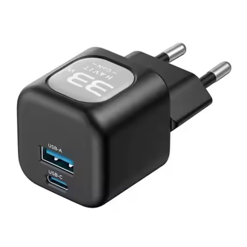 Havit charger 33W 2-port - Black+gray 2
