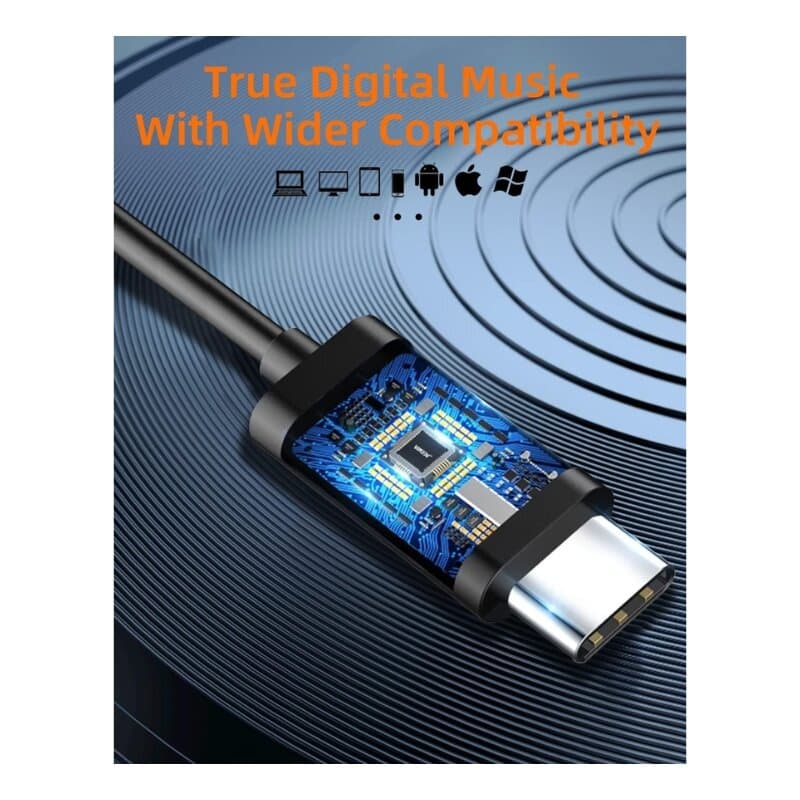 MAS CARNEY Stereo Earphone for Type-c - Black 2