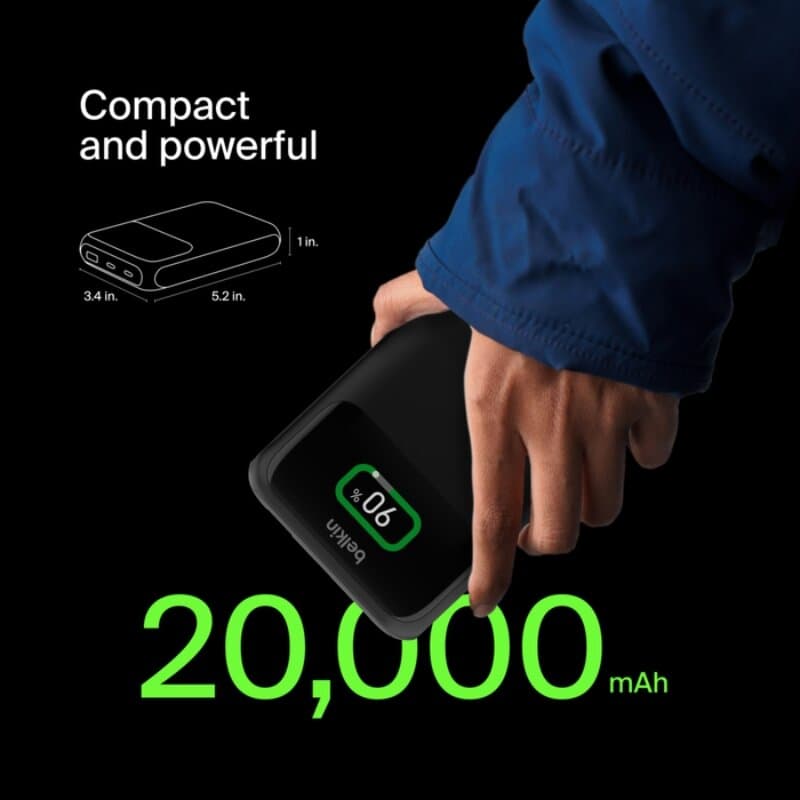 Belkin Boost Charge Pro 3-Port Laptop Power Bank 20K 7