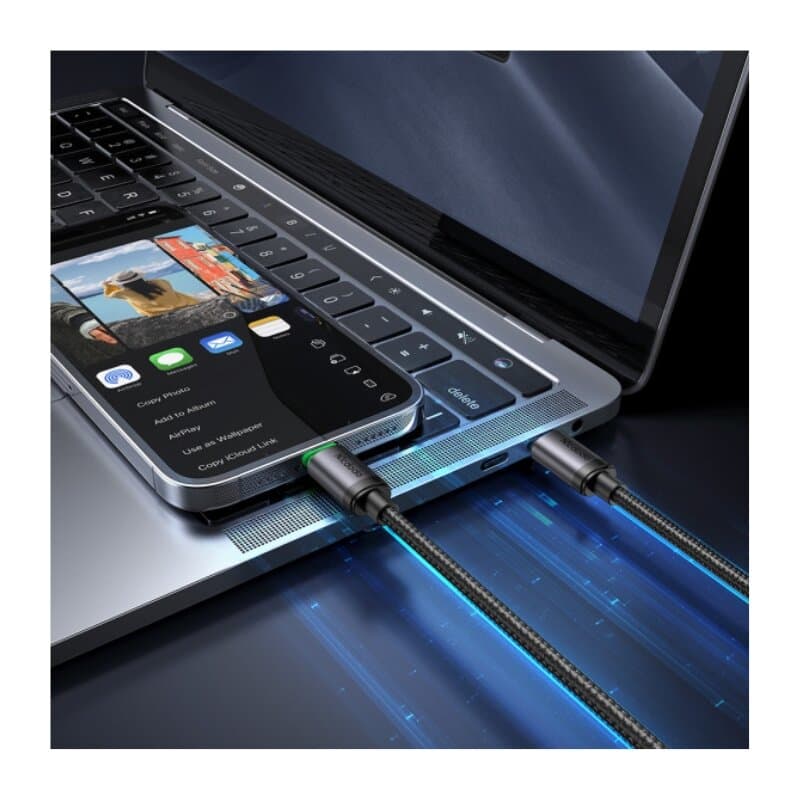 Mcdodo TYPE C TO Type-C with LED Cable 1m 4