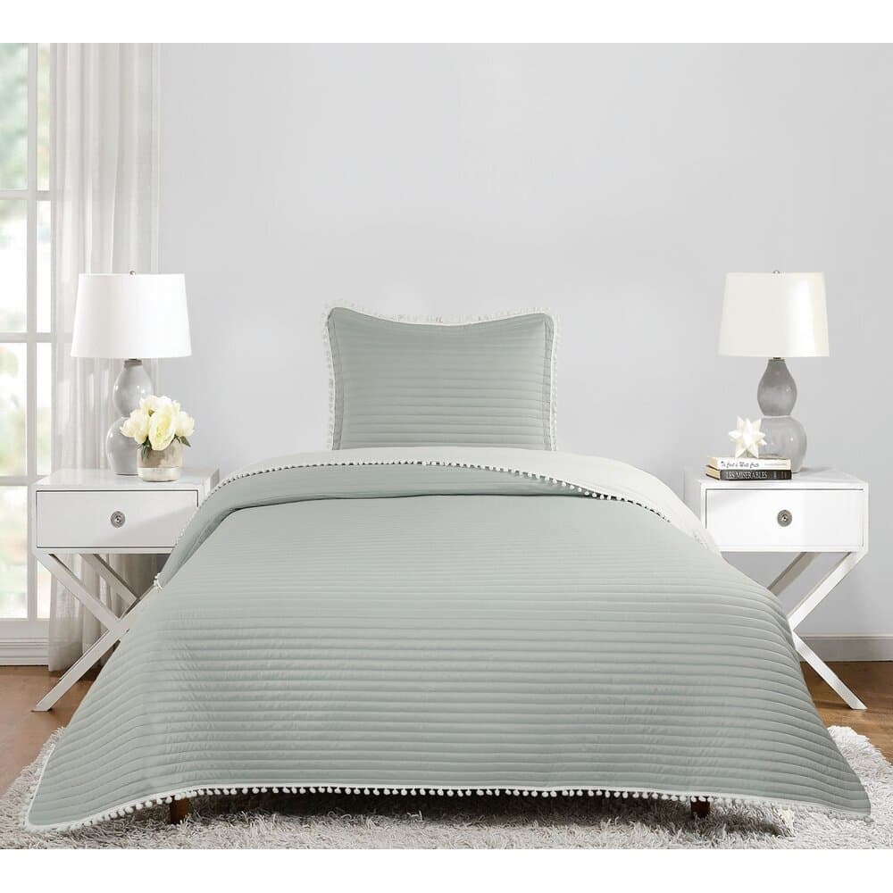 Oster Pompom Bedspread 180*250 cm - Green