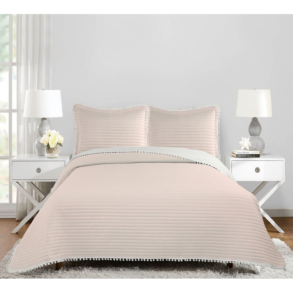 Oster Pompom Bedspread 250*260 cm - Powder