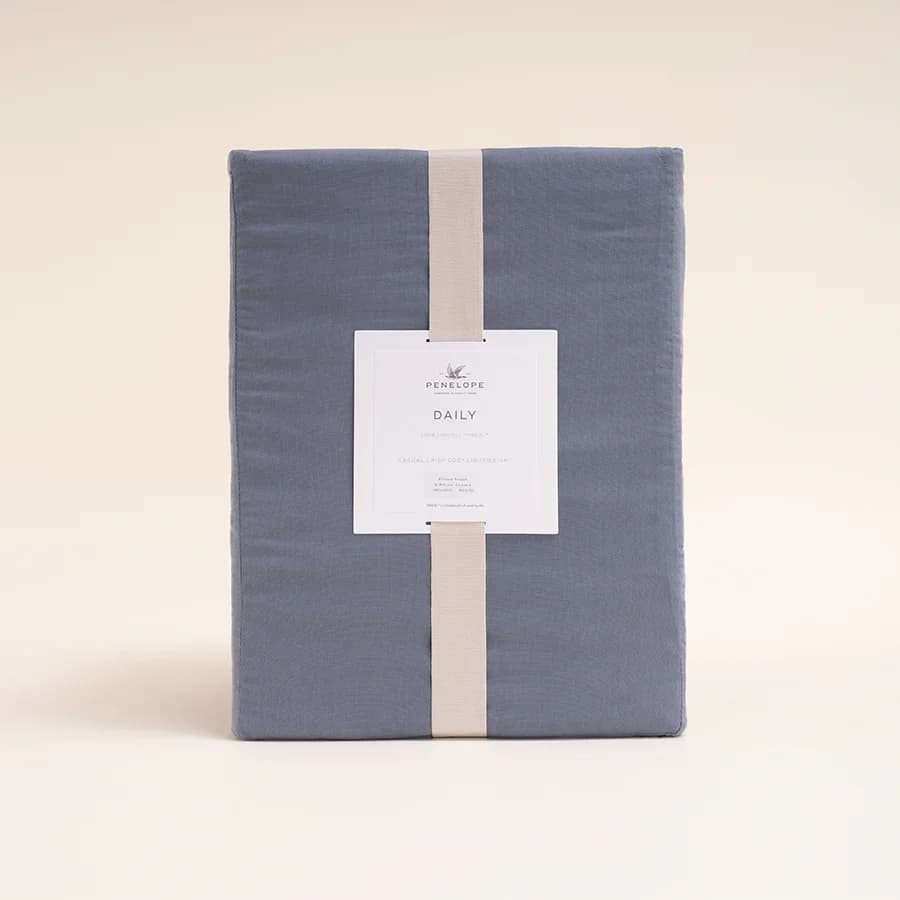 Penelope Celine Duvet Cover Set 180Tc 120*200+35 - Denim 5