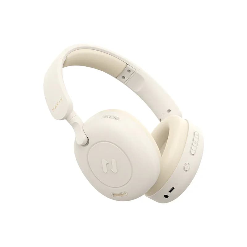 Havit H655BT Pro Wireless Headphone - Beige 2