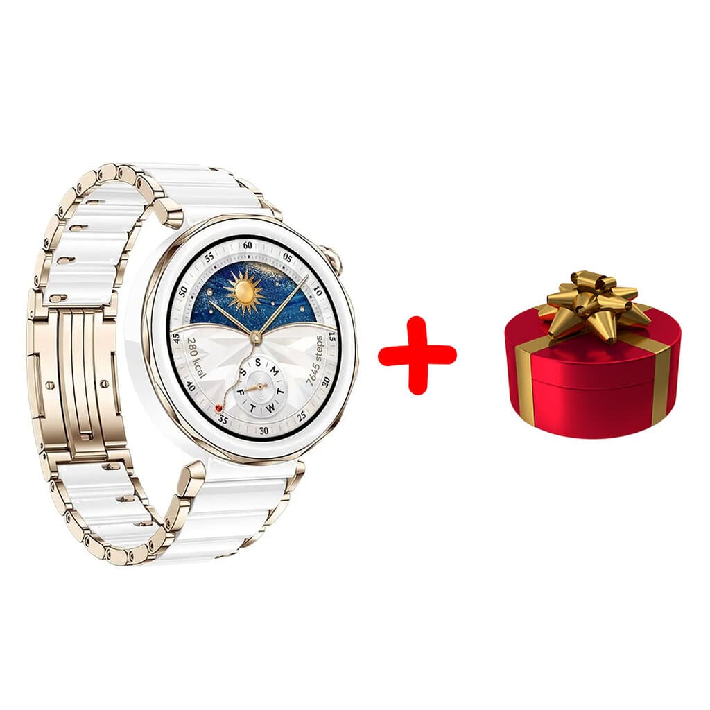 HUAWEI WATCH GT 5 Pro 42mm - Ceramic White