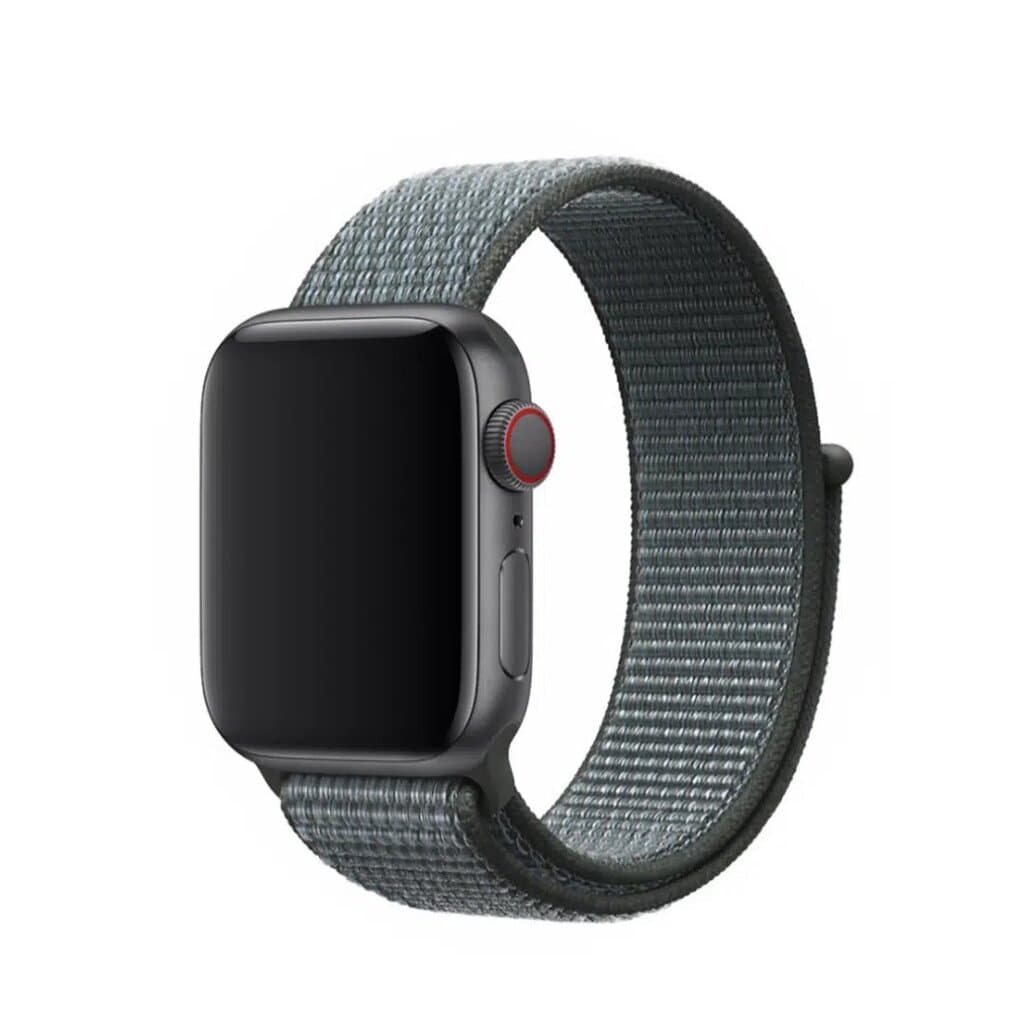 DEVIA iWatch Sport3 Nylon Watch Loop – Storm Gray, Adjustable &amp; Breathable Strap for Apple Watch 38|40|41mm - 38/40/41mm 1