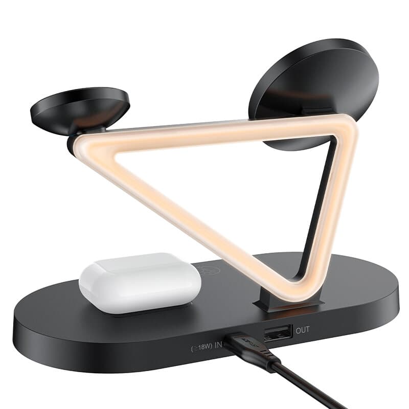 ACEFAST Desktop 3-in-1 wireless charging holder 3