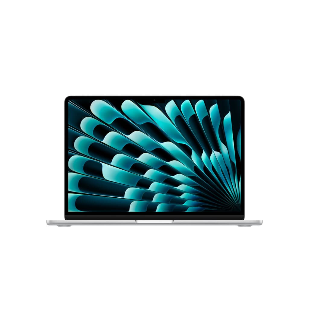 MacBook Air (13-inch, M4) - Silver, M4 chip with 10-core CPU and 8-core GPU, 16GB, 256GB SSD