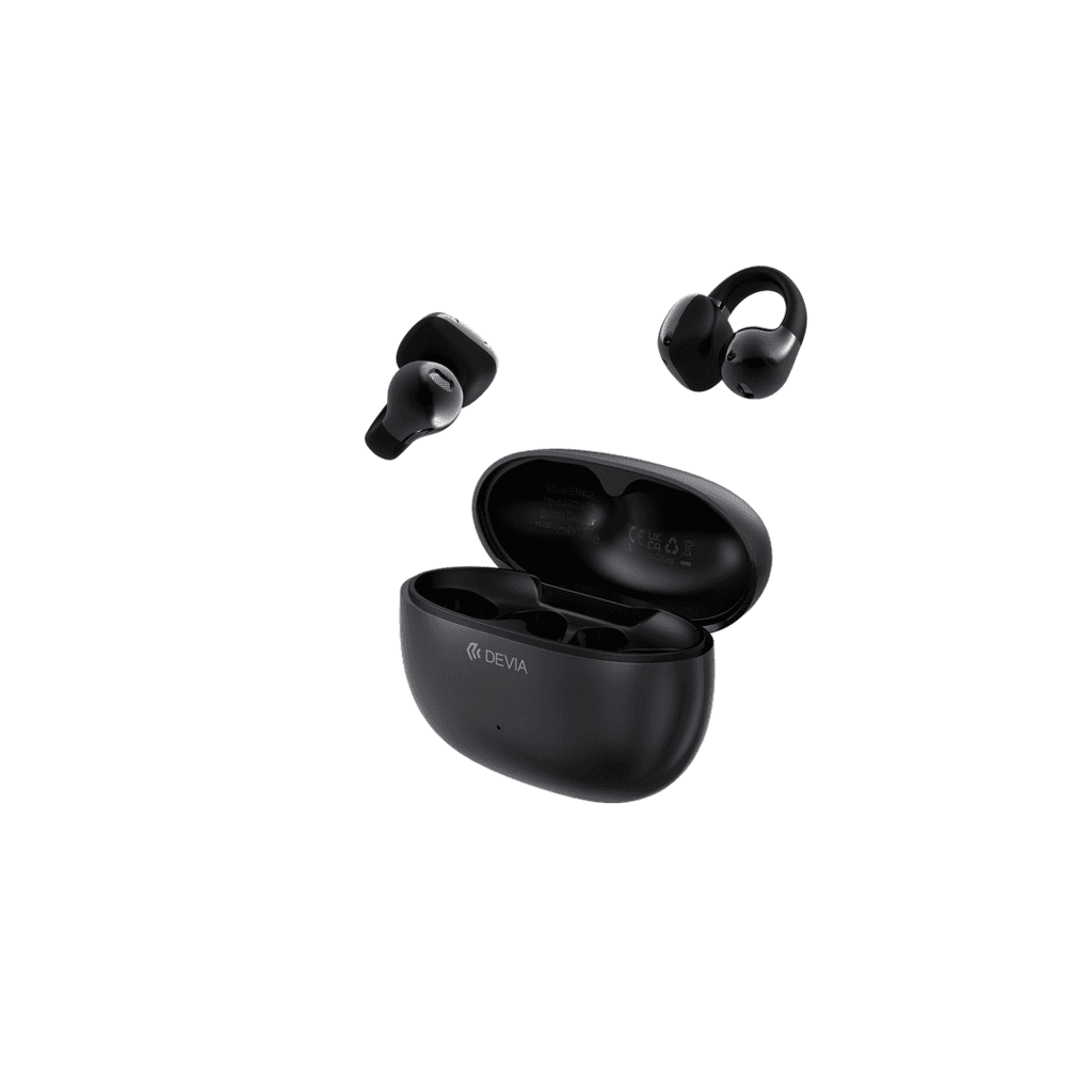 Devia OWS Pro2 Clip-on Wireless Earphone - Black