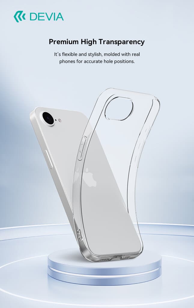 DEVIA Case(TPU) - iPhone 16E - Clear 5