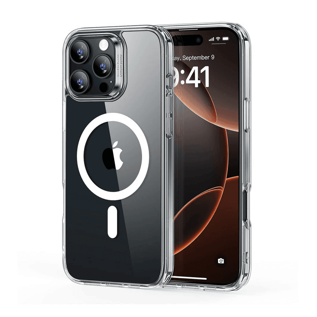 ESR Classic Hybrid Case (HaloLock), iPhone 16 Pro Max, Clear - iPhone 16 Pro Max