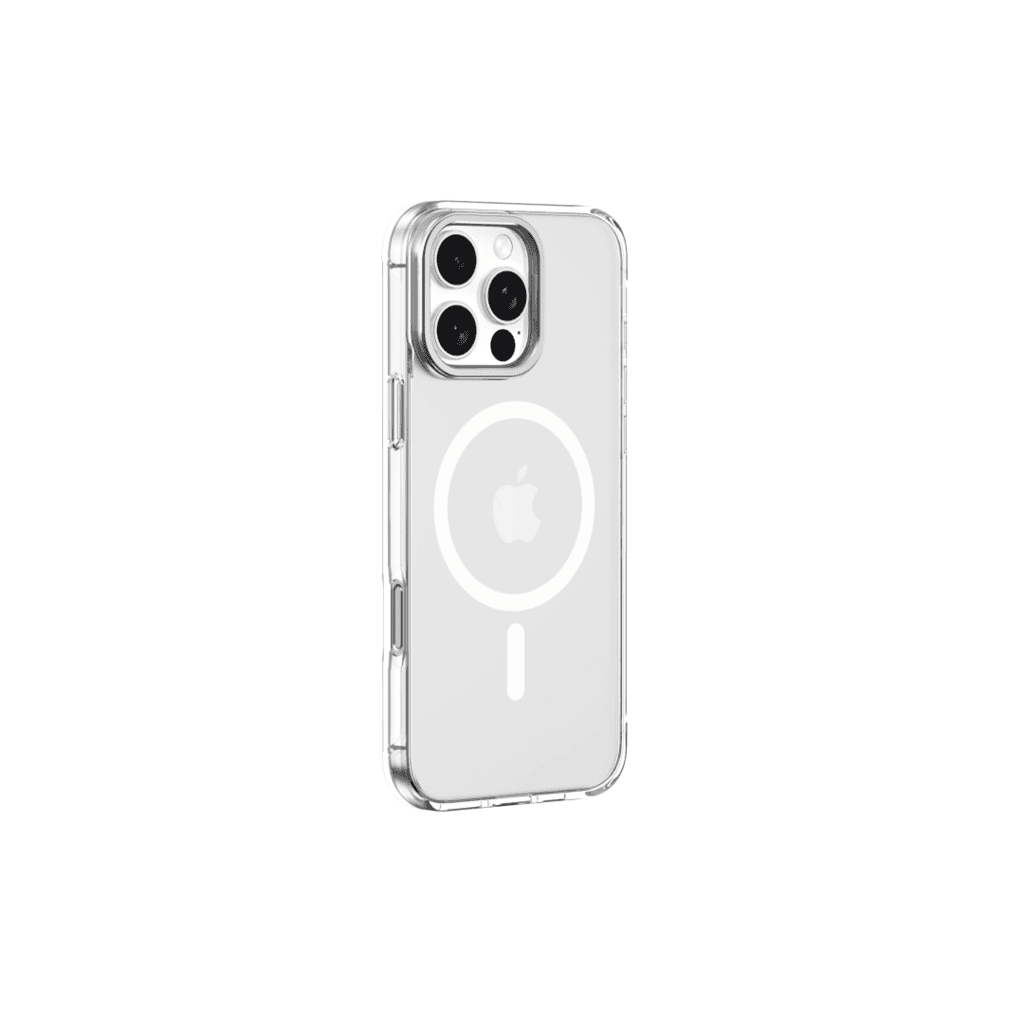 DEVIA  Snow Crystal Series Magnetic Shockproof Case With Bracket - clear for iPhone 16/Plus/Pro/Pro Max - iPhone16 2