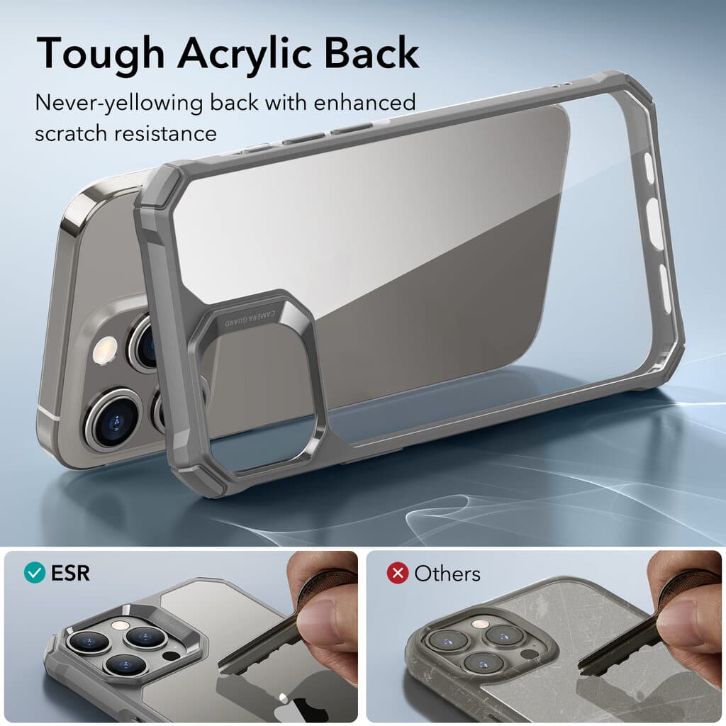ESR Clear Grey Air Armor Case for iPhone 15 Pro/Pro Max - iPhone 15 Pro 4