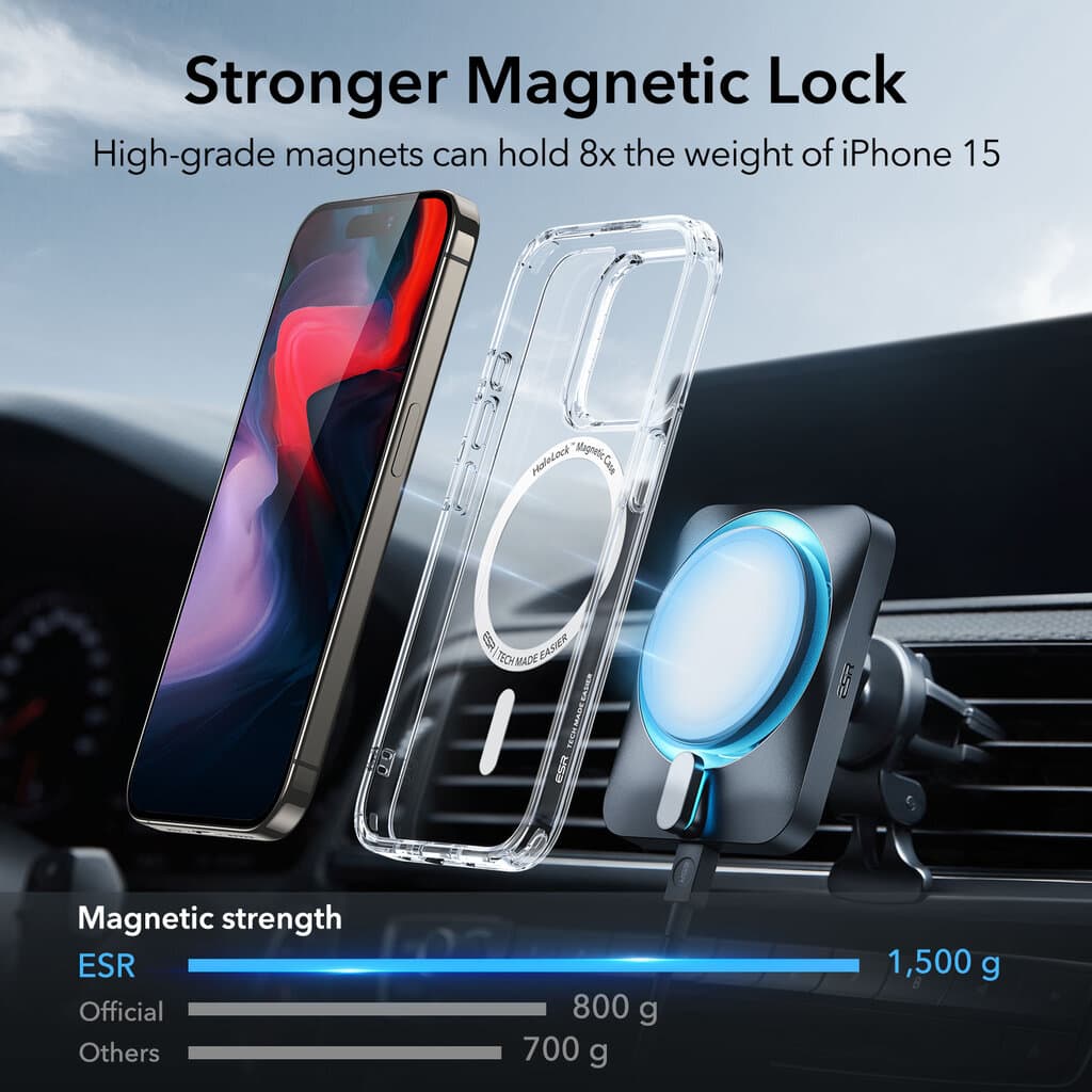 ESR Classic Hybrid Case (HaloLock) for iPhone 15/Plus/Pro - iPhone 15 Plus 2
