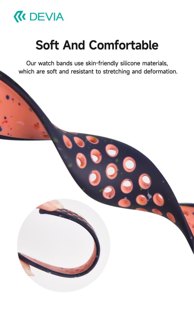 DEVIA iWatch  42|44|45|49mm Deluxe Series Sport2 Watch Band V2 - sandstone 7