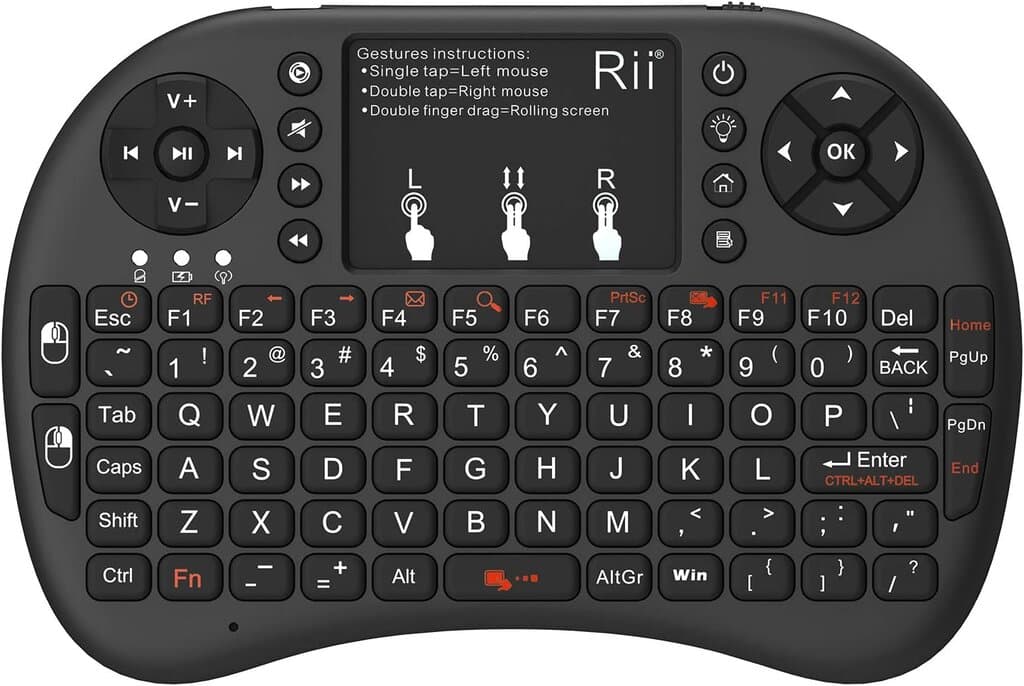 Rii Mini Wireless Keyboard Touchpad Combo